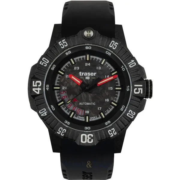 Ceas Traser Traser H3 110961 Mens Watch P99 A Tactical Carbon Automatic 46mm 20ATM