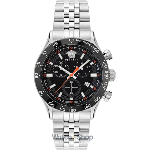 Ceas Versace Versace VE2U00322 Mens Watch Hellenyium Chrono 44mm 5ATM