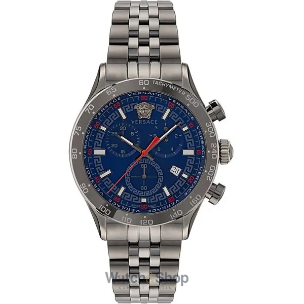 Ceas Versace Versace VE2U00722 Mens Watch Hellenyium Chrono 44mm 5ATM