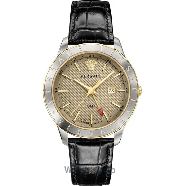 Ceas Versace Versace VEBK00218 Univers GMT men`s watch 43mm 3ATM