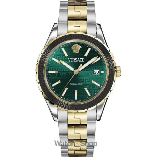 Ceas Versace Versace VEQCA0524 Mens Watch Hellenyium Automatic Chrono 42mm 5ATM