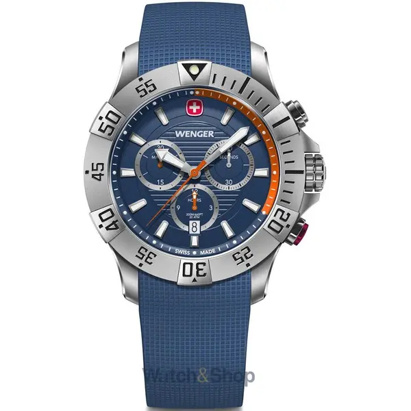 Ceas Wenger Wenger 01.0643.124 Mens Watch Seaforce Chronograph 43mm 20ATM