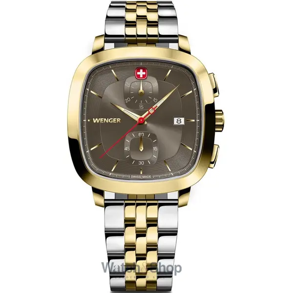 Ceas Wenger Wenger 01.1933.106 Mens Watch Vintage Classic Chronograph 40mm 5ATM