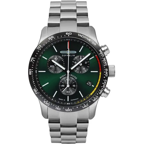 Ceas Zeppelin Zeppelin 7288M-4 Night Cruise Chronograph Mens Watch 42mm 10ATM