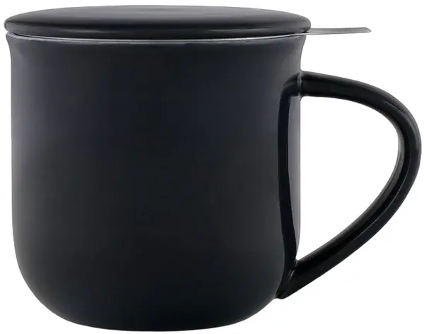 Ceașcă de ceai cu strecurătoare Viva Scandinavia - Minima Midnight, 350 ml