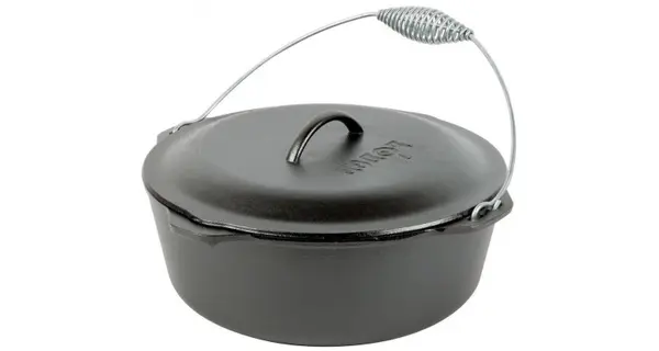 Ceaun din fonta cu capac - cuptor olandez Lodge 33 cm 8,5 litri L-12DO3