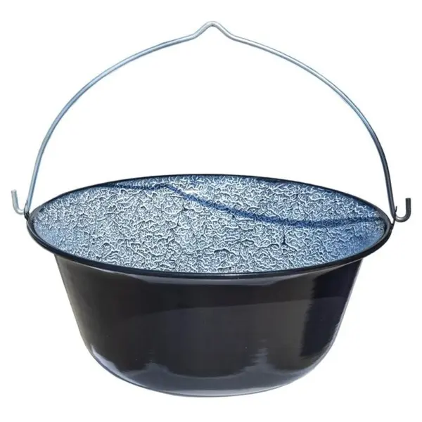 Ceaun Smaltuit cu Maner, 22 l, Negru