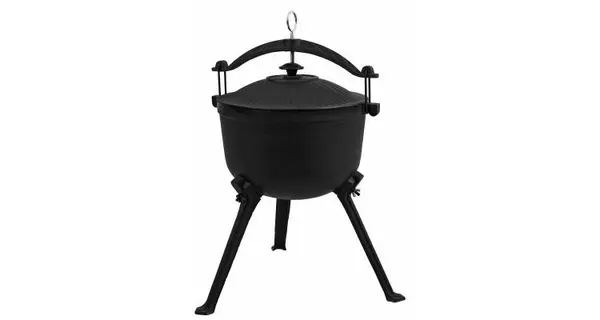 Ceaun vanatoresc din fonta cu capac 7.5 L