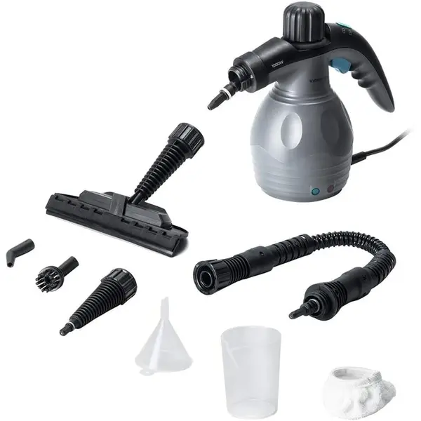 CECOTEC Aparat de curatat cu abur Cecotec HydroSteam 1030 Active 05515, presiune maxima 3 bari, putere 1000W, Debit de abur 30g/min, Negru