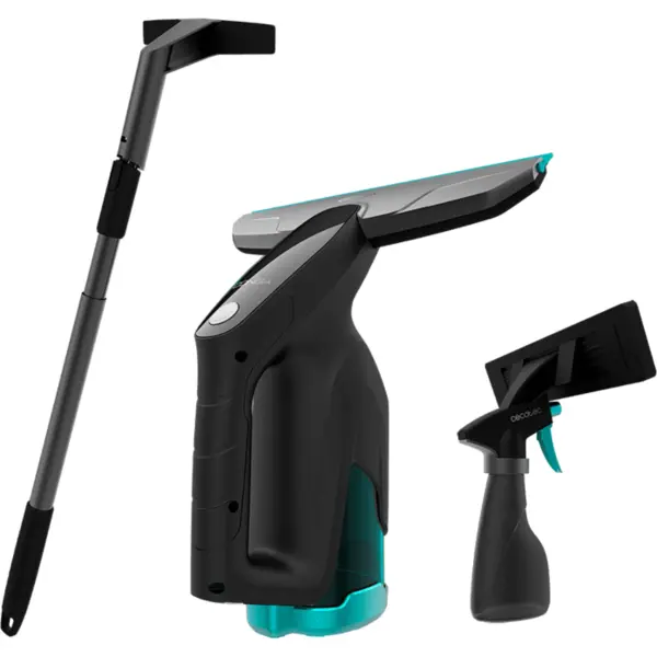 CECOTEC Aspirator de curatat geamuri CECOTEC Conga Popstar Glass Titanium, 3in1, 100 ml, 40 min autonomie