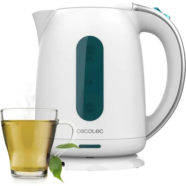 CECOTEC Fierbator Cecotec Thermosense 180, 2200 W, 1.7L, Fara BPA, oprire automata, Alb