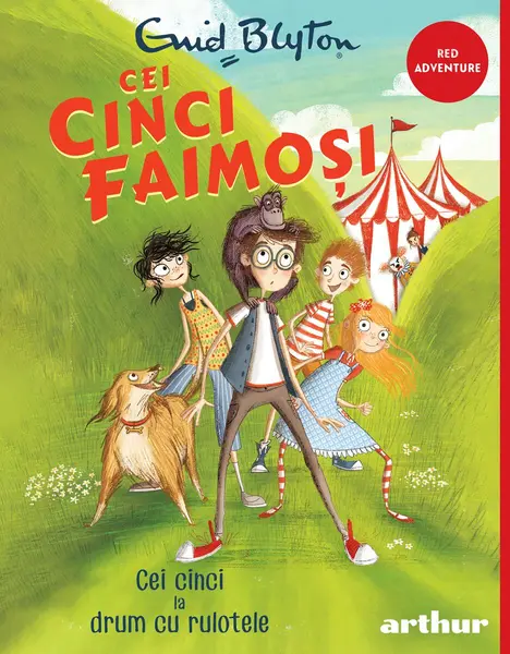 Cei cinci faimoși #5. Cei cinci la drum cu rulotele - Enid Blyton