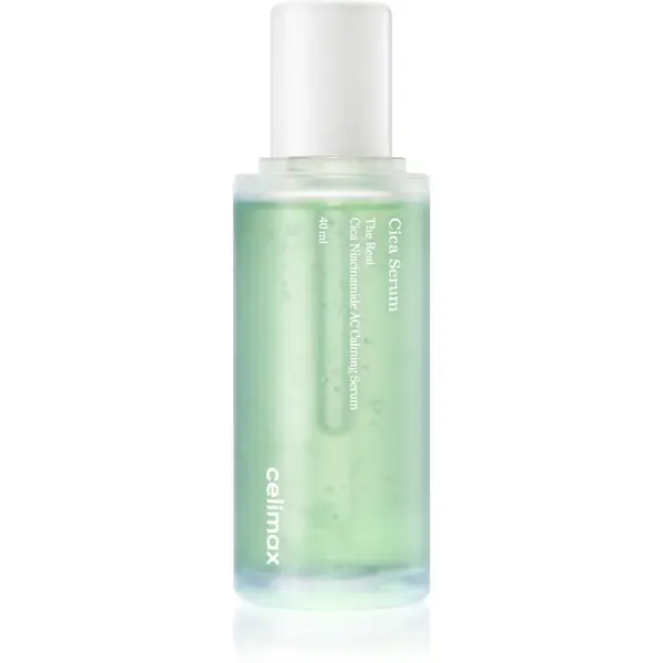 celimax The Real Cica Niacinamide AC Calming Serum ser calmant pentru piele sensibila predispusa la acnee 40 ml