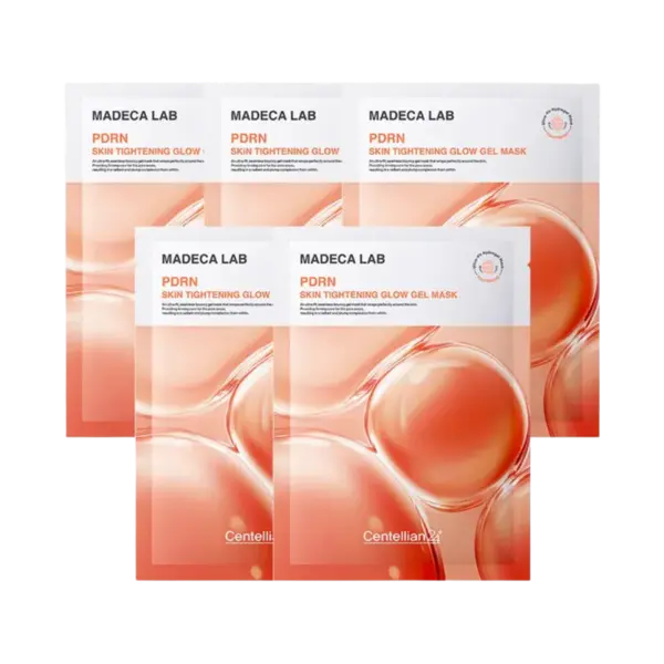 Centellian24 - PDRN Skin Tightening Glow Gel Mask Pack, 5 sheets
