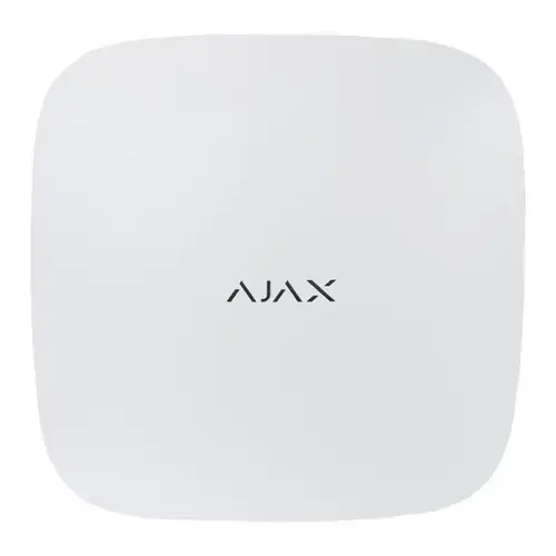 Centrala alarma AJAX Hub2 Plus, 2xSIM, 4G/3G/2G, Ethernet; Dispozitive conectate: 200, Utilizatori: 200, Incaperi: 50, Partitii: 25, Video: 100 camere sau DVR-uri, Sirene conectate: 10, Scenarii: 64; Comunicatii: Ethernet, Wi-Fi 2.4