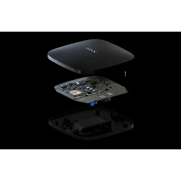 Centrala alarma wireless cu LAN integrat si comunicator dual sim GSM/GPRS AJAX Hub2 BL