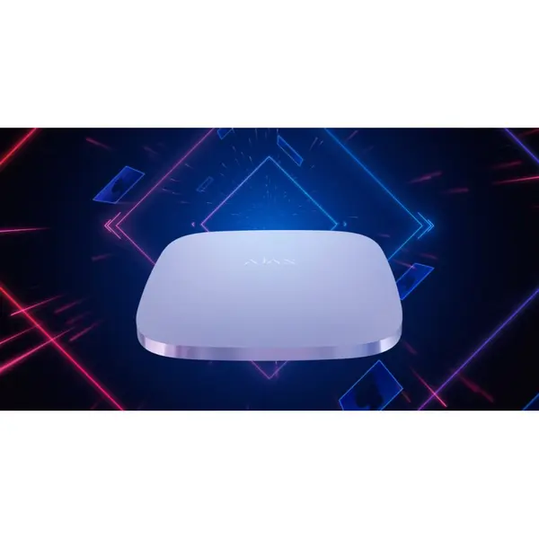 Centrala alarma wireless, LAN, WiFi integrat si comunicator Dual-sim AJAX Hub Plus WH