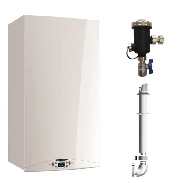 Centrala Ariston HS Premium 24 kw, centrala pe gaz, in condensatie si Filtru antimagnetita G0201