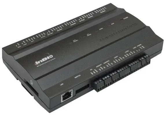 Centrala de acces si de pontaj TCP/IP biometrica 2 usi bidirectionale INBIO-2-2