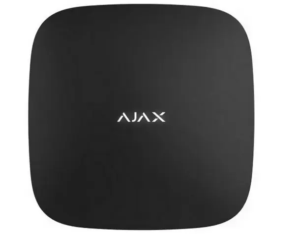 Centrala de alarma wireless, 100 dispozitive, 2 km, 2G LAN/GSM, suport verificare foto, neagra, AJAX HUB2 BL