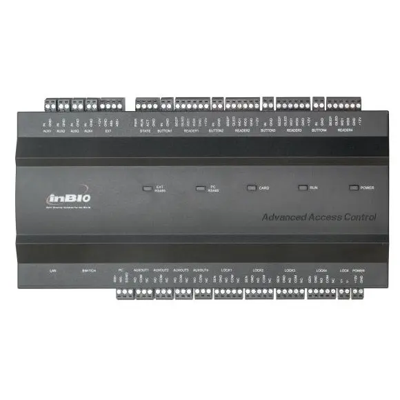 Centrala de control acces biometrica ZKTeco INBIO-4-2 pentru 4 usi bidirectionale