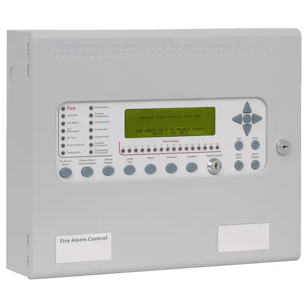 Centrala de incendiu analog-adresabila Kentec SYNCRO AS 1L MA80161M2, 1-2 bucle, 126 adrese/bucla, 16 zone, aplicatii marine