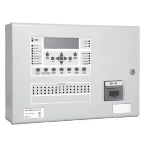 Centrala de incendiu cu 4 bucle Kentec ENH63964 14* cu 96 LED-uri de zona, montaj ingropat