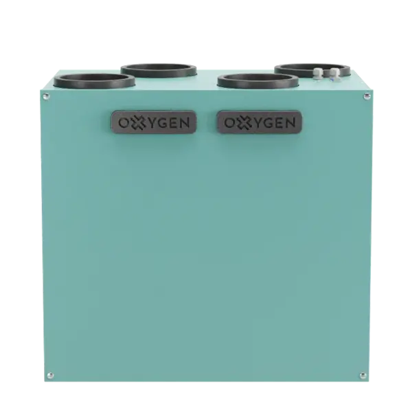 - Centrala de Ventilatie cu recuperare de caldura Oxygen Easy V500E cu Entalpie cu montaj pe perete, Debit de aer 499 m3/h, Panou de control cu WiFi, Cu preheater adaptiv de 1500W, , Montaj pe dreapta