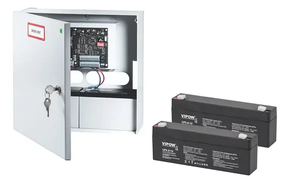 Centrala desfumare BTR cu 2 acumulatori 12V inclusi, 1 zona, 230V, 2A, IP30, 60.100- BCR 2A-kit