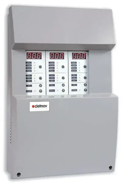 Centrala detectie CO, cu o zona si maximum 32 detectori per zona, DETNOV CMD-501