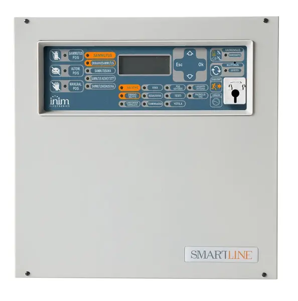 Centrala detectie incendiu conventionala 4 zone extensibila la 20, max 128 detectori, meniu Romana SmartLine020/4