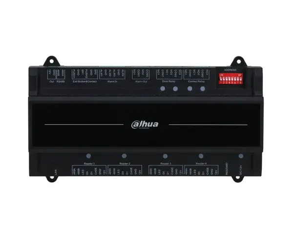 Centrala TCP/IP pentru control acces, 2 usi, bidirectionala, Wiegand, RS-485, PoE, Dahua ASC2202B-D