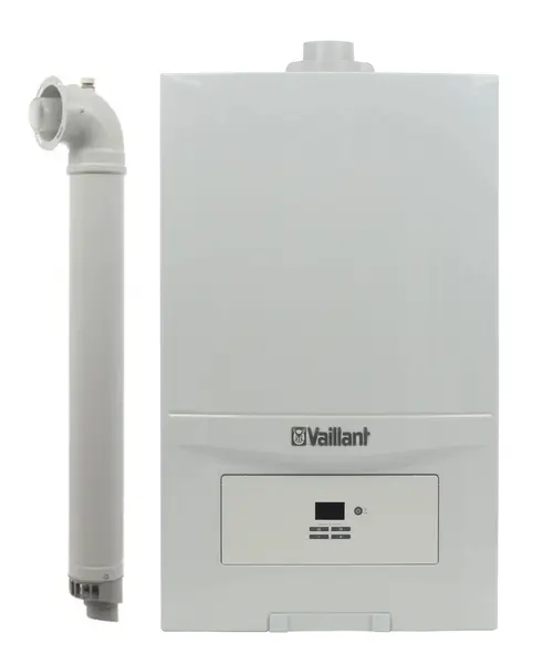 Centrala termica in condensatie Vaillant ecoTEC Pure VUW 286/7-2, 28 kw, murala, afisaj digital, schimbator caldura inox, kit de evacuare