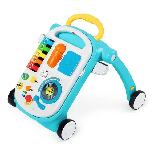 Centru de activitati 4 in 1 Bright Starts Baby Einstein Mix & Roll (Albastru)
