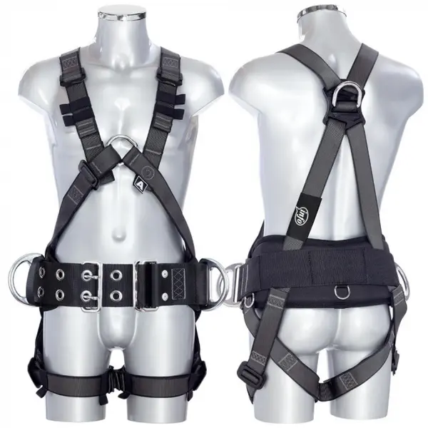 Centura alpinism utilitar, culoarea negru, complexa multifunctionala Vertiqual CLASSIC V55 SEQUOIA L-XL, NEGRU