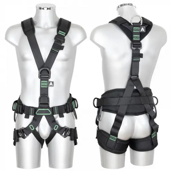 Centura alpinism utilitar multifunctionala, culoarea gri, Vertiqual CLASSIC V80 REBEL L-XL, GRI