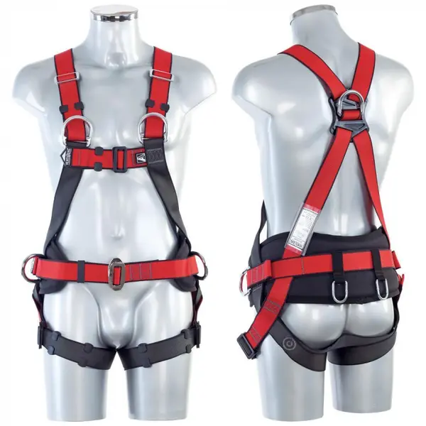 Centura complexa lucru, culoarea rosu, la inaltime Vertiqual CLASSIC V6 ATLANTIS S-M, ROȘU