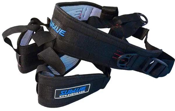Centură de scufundări Sublue - Diving Cross Strap, negru