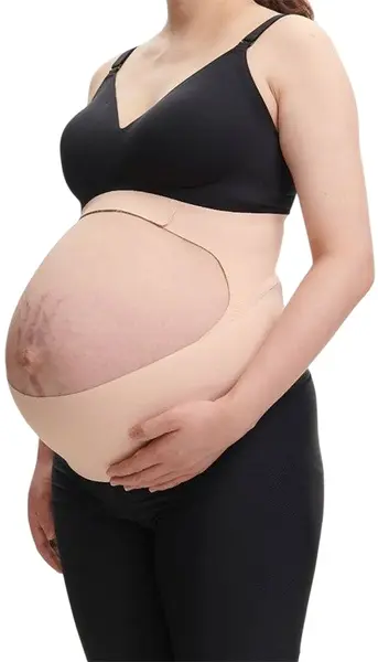 Centură de susținere pentru maternitate Momcozy - BumpEase, mărimea L, bej