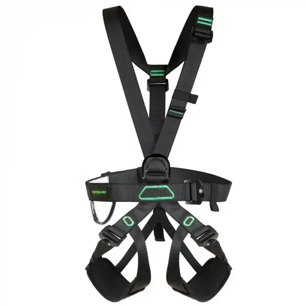 Centura si ham, culoarea negru, de siguranta parc aventura Vertiqual V9 SQUIRREL Copii, NEGRU