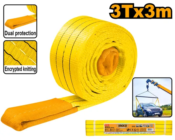 Centura (Sufa) Tractare 3T 3m INGCO HWSP0303