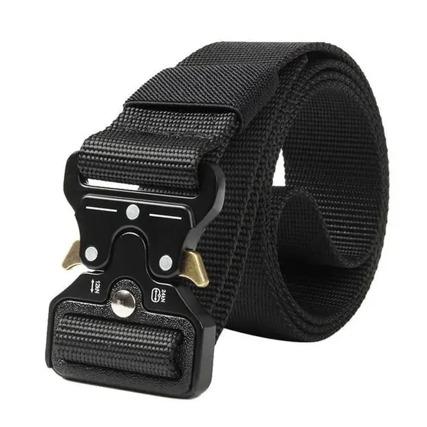 Centura tactica, Militarische Unterstutzung, nylon, 120 cm, negru