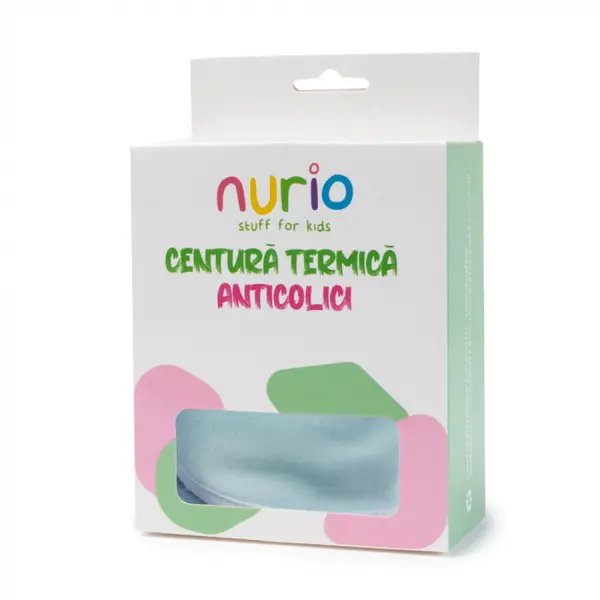 Centura Termica Anticolici cu Gel - Albastru - Nurio