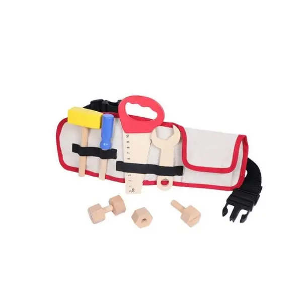 Centura unelte Ecotoys, lemn, multicolor KID311847, la doar 68,00 lei