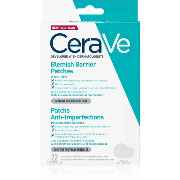 CeraVe Blemish Control Barrier Patches plasturi pentru piele problematică impotriva acneei 22 buc