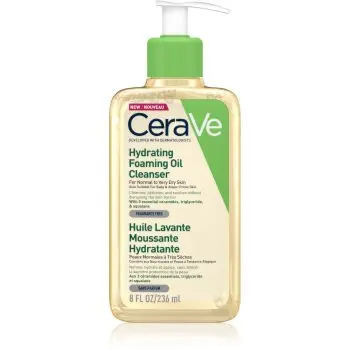 CeraVe Cleansers Hydrating Foaming Oil Cleanser ulei de curatare cu efect de hidratare