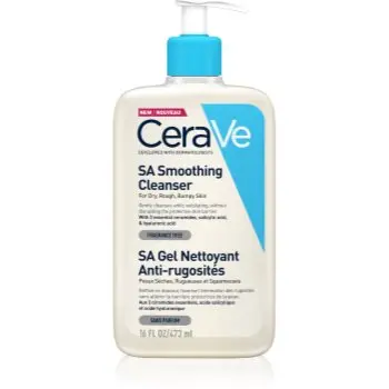 CeraVe Cleansers SA Smoothing Cleanser gel de cutatare si catifelare pentru tenul uscat