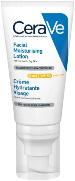 CeraVe Cremă hidratantă pentru față, SPF50, 52 ml