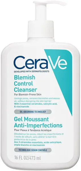 CeraVe Gel de curățare facială anti-pete, 473 ml