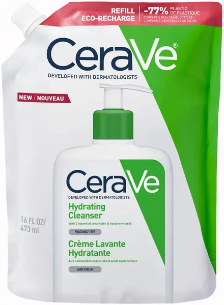 CeraVe Gel de duș hidratant pentru față și corp, filler, 473 ml